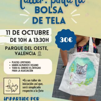 TALLER SOLIDARIO "PINTA TU BOLSA DE TELA"