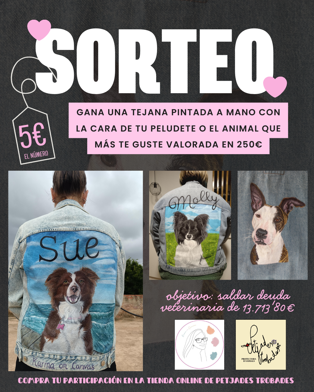 SORTEO CHAQUETA TEJANA PINTADA A MANO
